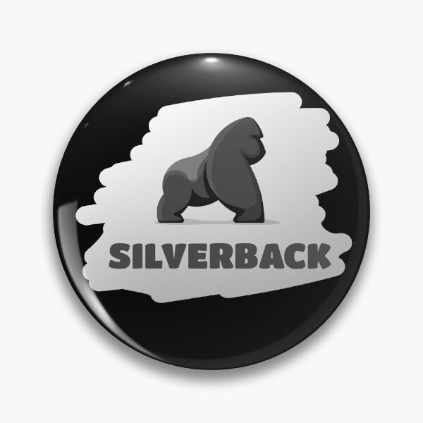 Item preview, Silverback Gorilla Ape | on Black designed and sold by Teenker.
