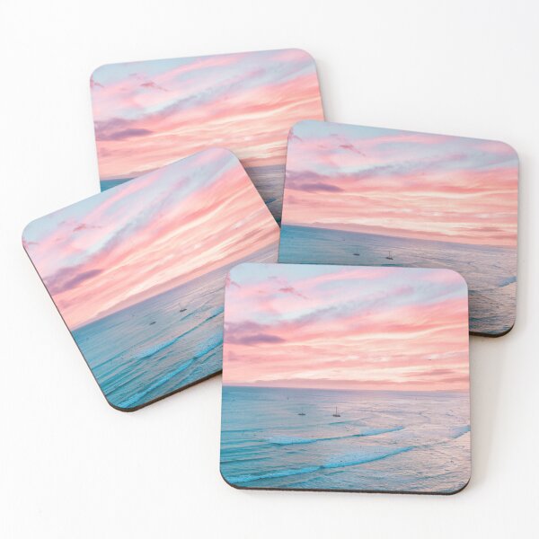 Item preview, Pink Cotton Candy Sky, Ocean Waves, Pink Sunset designed and sold by newburyboutique.