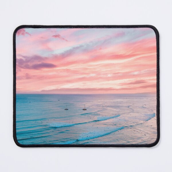 Item preview, Pink Cotton Candy Sky, Ocean Waves, Pink Sunset designed and sold by newburyboutique.