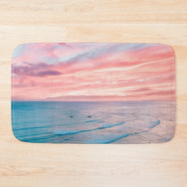 Item preview, Pink Cotton Candy Sky, Ocean Waves, Pink Sunset designed and sold by newburyboutique.