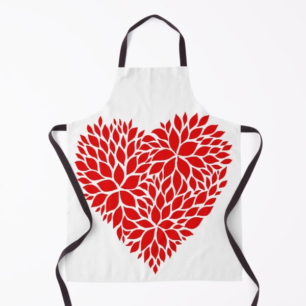 Item preview, Red Floral Pattern Heart  designed and sold by Deborah Camp.