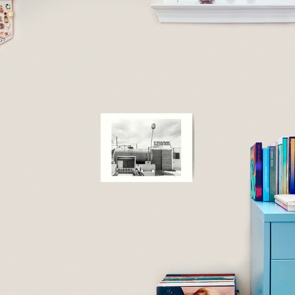 Frank has a car wash Art Print