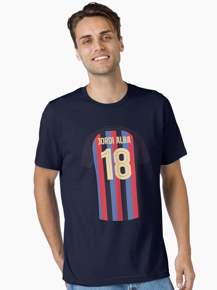 Jordi alba Barcelona football jersey number 18