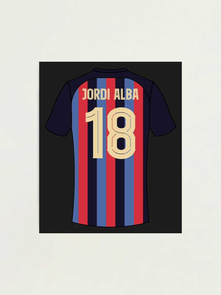 FCバルセロナ JORDI ALBA 18番 ユニフォーム fpp,large,lustre,wall_texture,