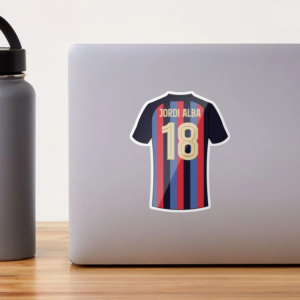 Jordi alba Barcelona football jersey number 18