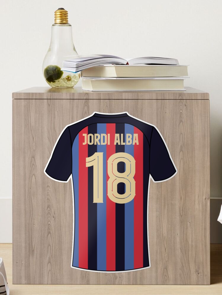 Jordi alba Barcelona football jersey number 18