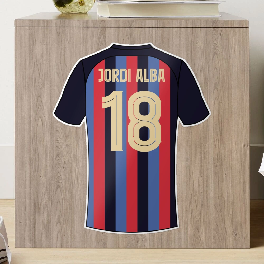 Jordi alba Barcelona football jersey number 18
