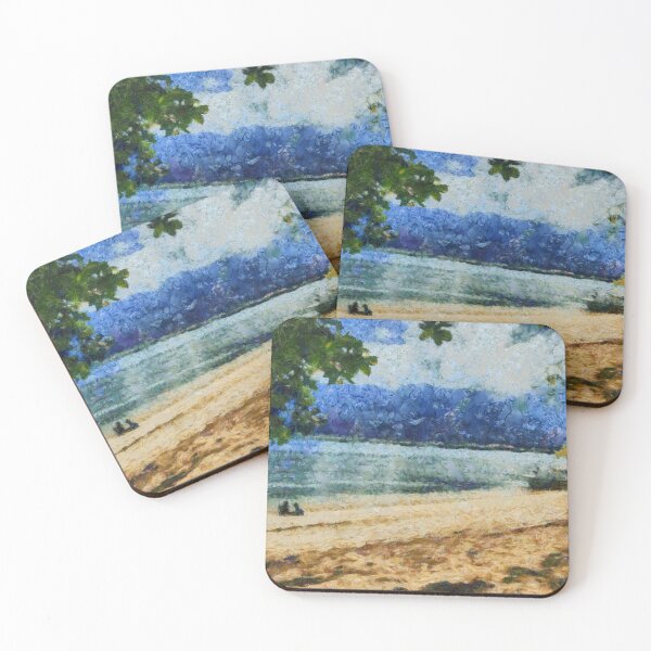 Item preview, Boat at beach designed and sold by ashishagarwal74.