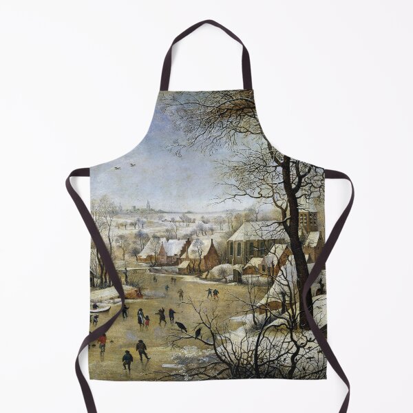 Aperçu de l'œuvre Paysage d'hiver avec patineurs sur glace et piège à oiseaux par Brueghel créée et vendue par BulganLumini.