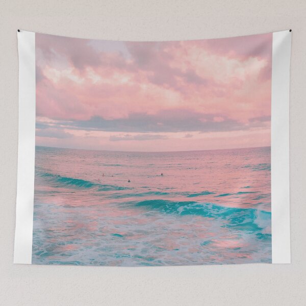 Item preview, Pink Cotton Candy Ocean Sunset designed and sold by newburyboutique.