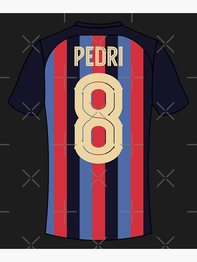 Pedri Barcelona football jersey number 8