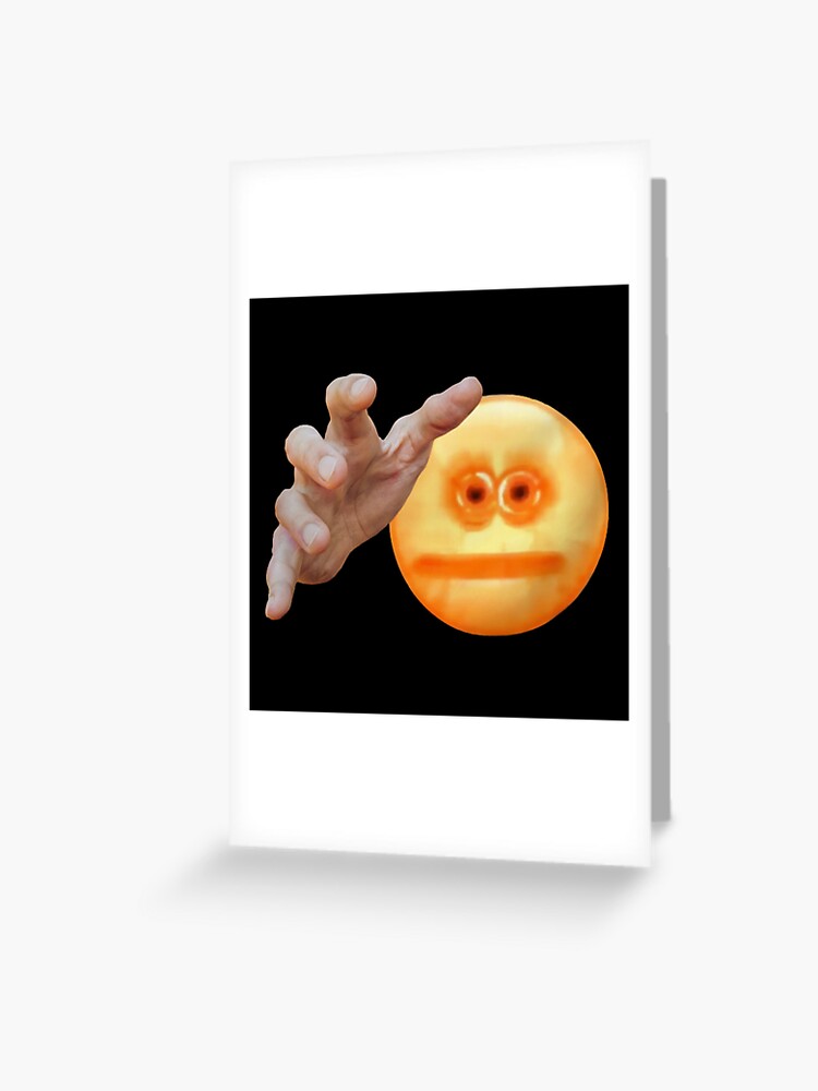 Thinking emoji meme (small) | Greeting Card