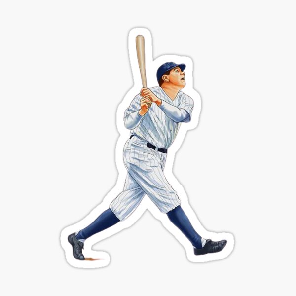 Babe Ruth - New York Yankee Home Kit Sticker for Sale by On