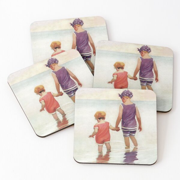 Item preview, Vintage Children Paddling by Jessie Willcox Smith designed and sold by vintage-art.