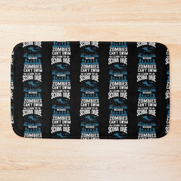 Item preview, Diving Diver Learn To Scuba Dive Zombies Can't Swim designed and sold by Zaidan16.