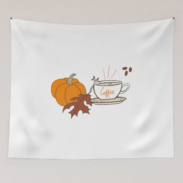 Item preview, Halloween Pumpkin Latte Drink Cup Hoodie designed and sold by artigraph.