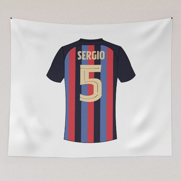 Item preview, Sergio busquets Barcelona football jersey number 5 designed and sold by Justtrendytees.
