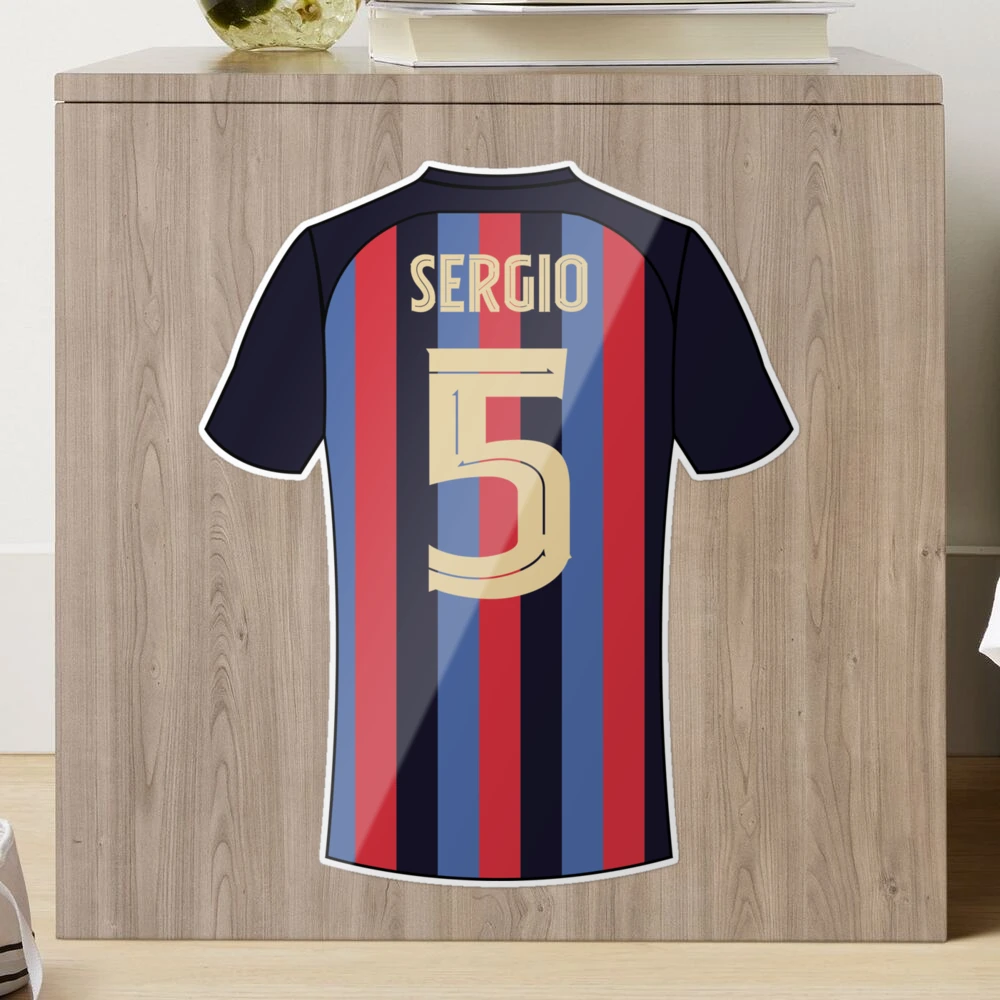 Sergio busquets Barcelona football jersey number 5