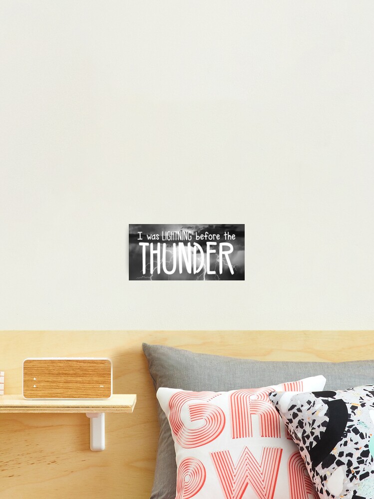 Thunder Imagine Dragons Lyrics Fotodruck