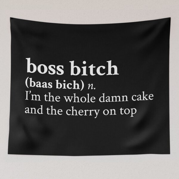 Item preview, Boss Bitch by Doja Cat designed and sold by StickTheSong.
