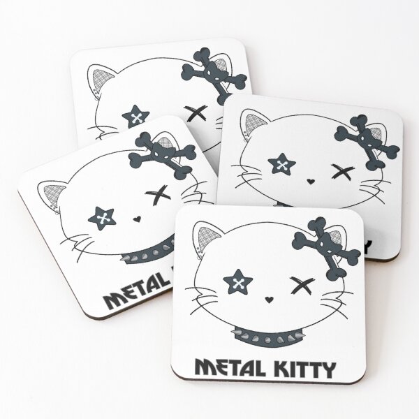 Item preview, Heavy metal kitten designed and sold by ManiacSelly.