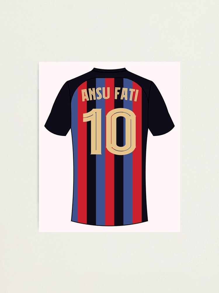 FC Barcelona ANSU FATI 10 シャツ fpp,small,metallic,