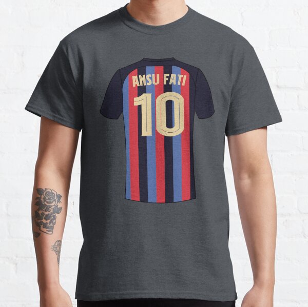 Ansu Fati Barcelona camiseta de fútbol número 10 Camiseta clásica