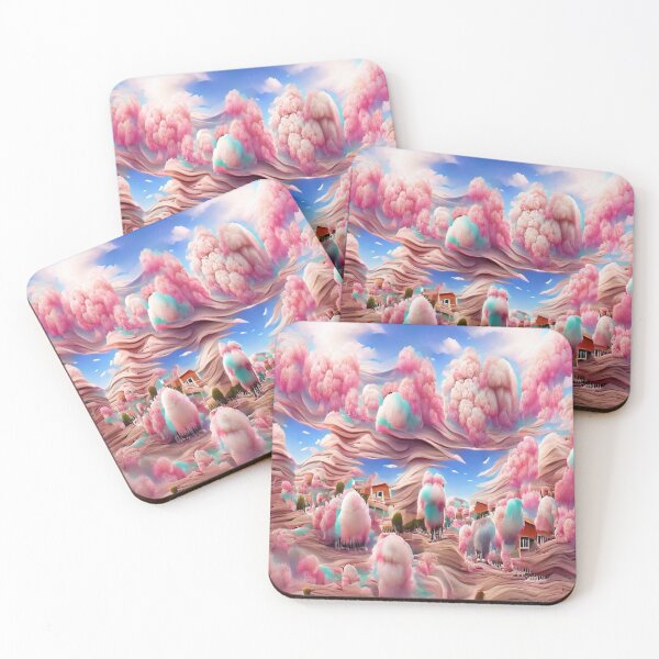 Item preview, surreal candyf loss landscape designed and sold by kharamoot.