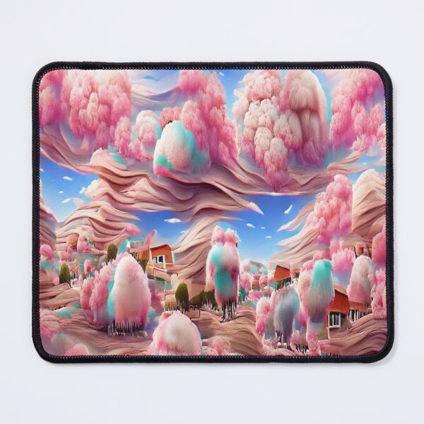Item preview, surreal candyf loss landscape designed and sold by kharamoot.