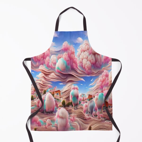 Item preview, surreal candyf loss landscape designed and sold by kharamoot.