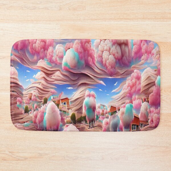 Item preview, surreal candyf loss landscape designed and sold by kharamoot.