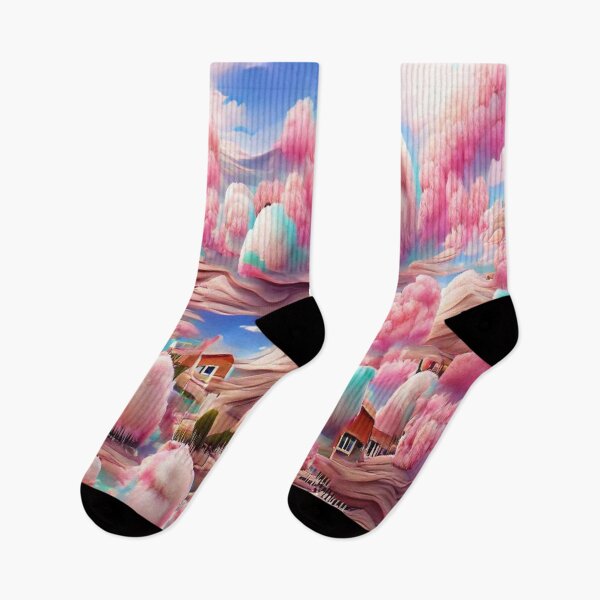 Item preview, surreal candyf loss landscape designed and sold by kharamoot.