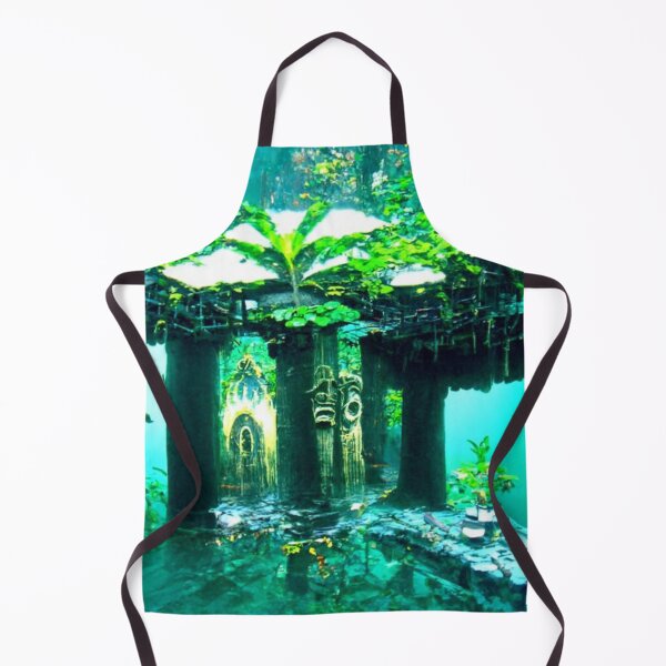 Item preview, Sunken Rainforest Temple designed and sold by kharamoot.