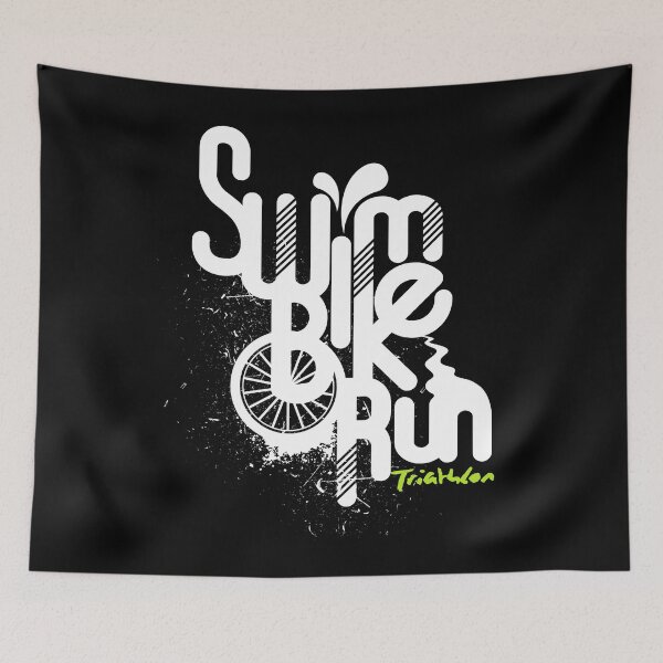 Item preview, triathlon, sports: swim bike run designed and sold by Pau Baz.