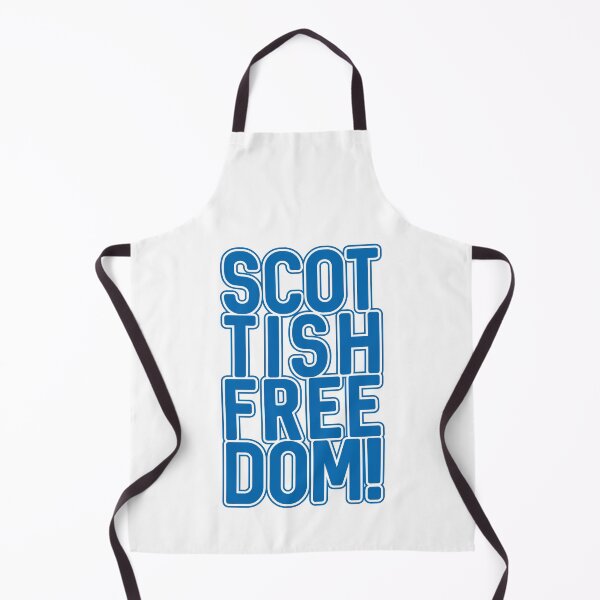 Item preview, SCOTTISH FREEDOM!, Scottish Independence Saltire Blue and White Text Slogan designed and sold by MacPean.