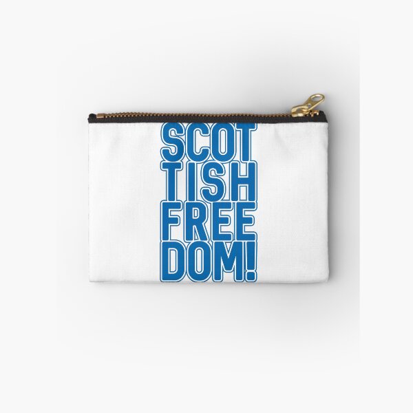 Item preview, SCOTTISH FREEDOM!, Scottish Independence Saltire Blue and White Text Slogan designed and sold by MacPean.