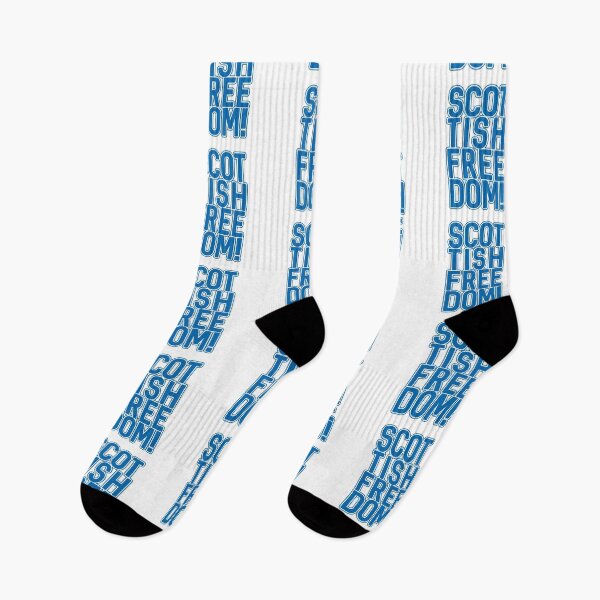 Item preview, SCOTTISH FREEDOM!, Scottish Independence Saltire Blue and White Text Slogan designed and sold by MacPean.