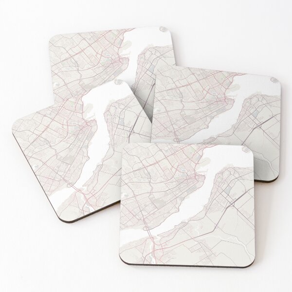 Item preview, Québec City Map, Québec City Canada designed and sold by TheRedFinch.