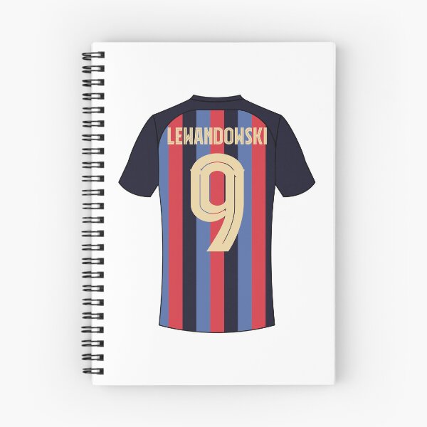 Item preview, Robert Lewandowski barcelona football jersey number 9 designed and sold by Justtrendytees.