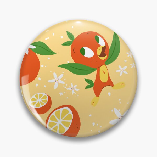 Item preview, Orange Blossom Bird (yellow) designed and sold by Cammi Friederichs.
