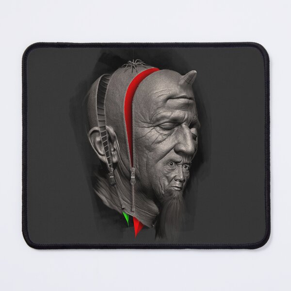 Item preview, Cubist surreal man designed and sold by miskinkukla.