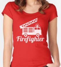 Firefighter Women's Fitted Scoop T-Shirt
