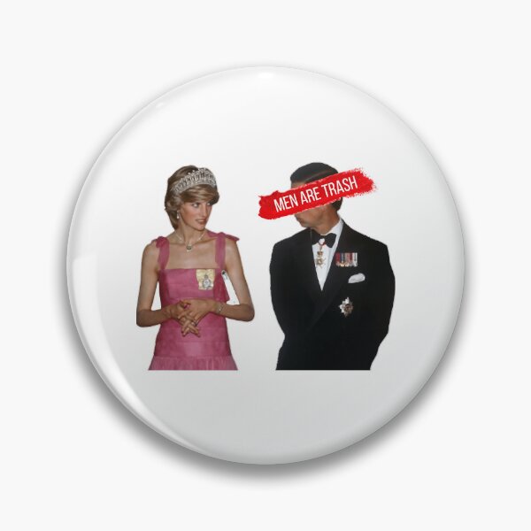 Item preview, Men Are Trash Charles and Diana designed and sold by SilverlakeLove.