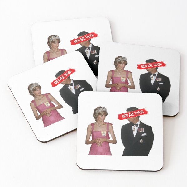 Item preview, Men Are Trash Charles and Diana designed and sold by SilverlakeLove.