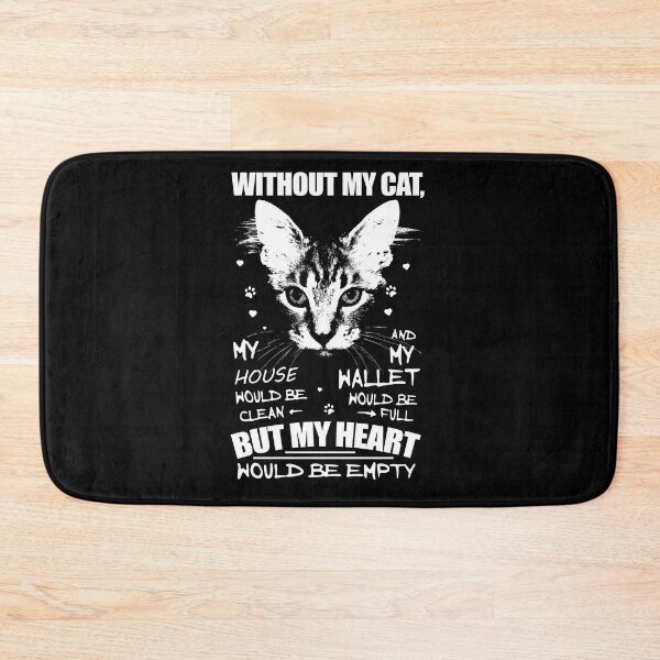 Item preview, Without My Cat My Heart Would Be Empty Gift Idea For Cat Lover designed and sold by anes18.
