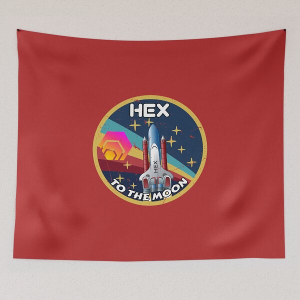 Item preview, HEX To The Moon Crypto Space Stake Cryptocurrency Shirt Sweatshirt designed and sold by JakTcb.