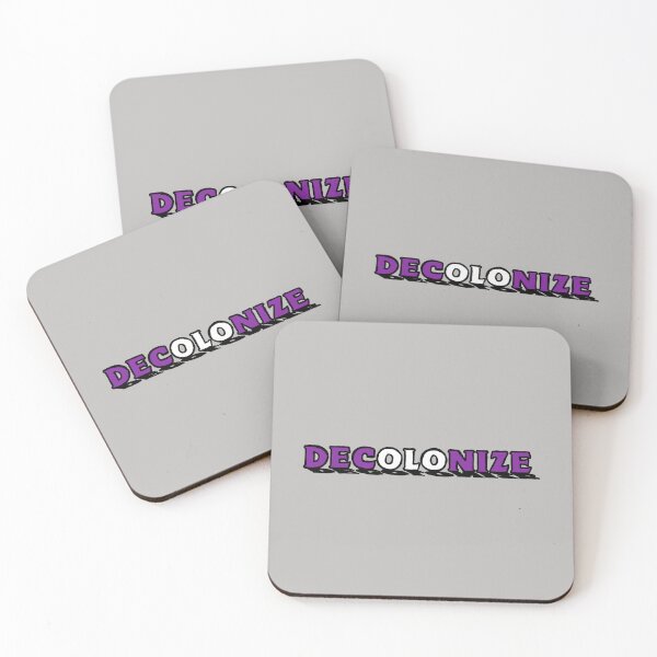 Item preview, DECOLONIZE (PURPLE & WHITE) designed and sold by Mackenzie "Kenzie" Janveaux.