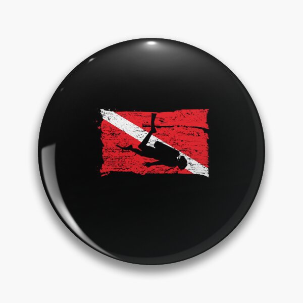 Item preview, Diving Flag For Scuba Divers Who Love Dive In The Ocean designed and sold by Zaidan16.