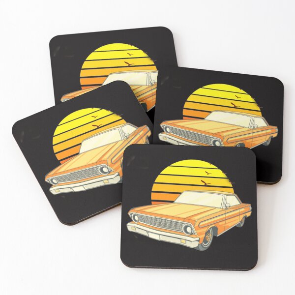 Item preview, vintage car at sunset designed and sold by pat227jc.