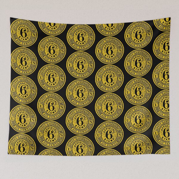 Item preview, Vintage US 6 cents Postage Stamp designed and sold by ColdCityDesign.